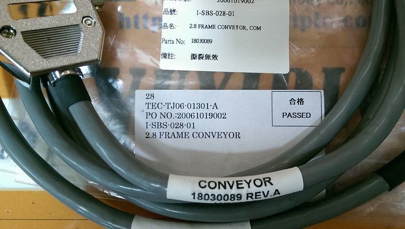 CONVEYOR MP2106 2.8 FRAME CONVEYOR COM REV.A CABLE - 裕益科技自動化設備可程式編碼器PLC ...