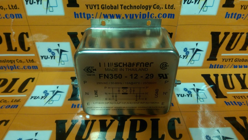 SCHAFFNER FN350-12-29 RFI POWER FILTER - PLC DCS SERVO Control MOTOR ...