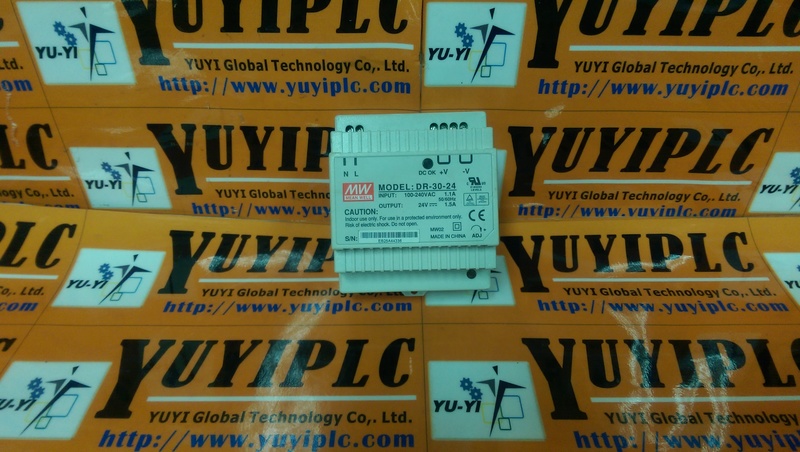 MEAN WELL DR-30-24 POWER SUPPLY - 裕益科技自動化設備可程式編碼器PLC分散式控制系統DCS