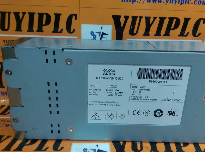 ASTEC HPS3KWNNR032 SERVER POWER SUPPLY 裕益科技自動化設備可程式編碼器PLC分散式控制系統DCS