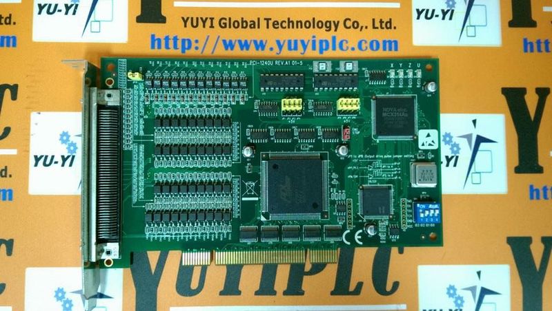 Motor Card Computer System ADVANTECH PCI-1240U REV.A1 01-5 AXIS SERVO MOTOR CARD - PLC DCS SERVO ...