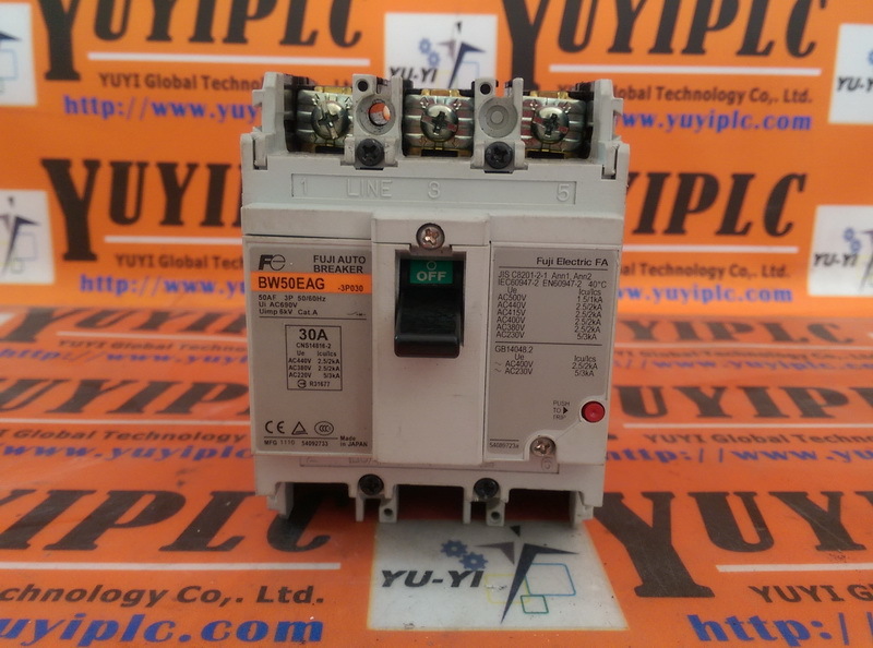 FUJI BW50EAG Molded Case Circuit Breaker PLC DCS SERVO Control MOTOR
