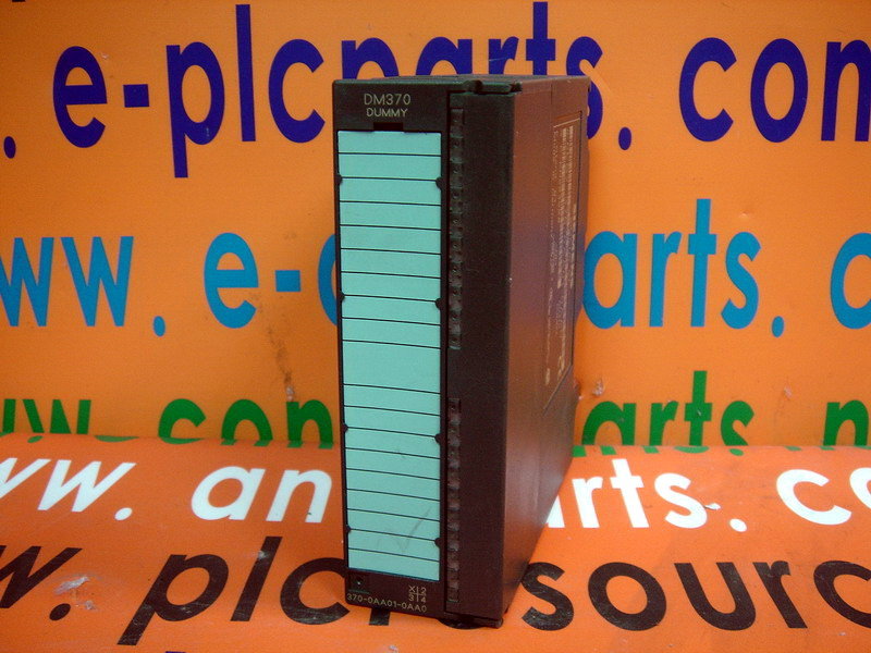 SIEMENS S7 PLC 6ES7 370-0AA01-0AA0 Dummy Module - 裕益科技自動化設備可程式編碼器PLC分散式 ...