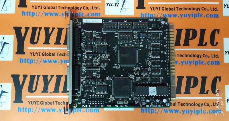 NEC PC-9801-101 808-873840-101-A RS-232C BOARD - PLC DCS SERVO