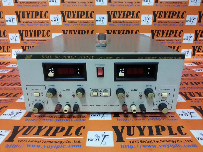 KING INSTRUMENT DPS1303DP DUAL DC POWER SUPPLY PLC DCS SERVO Control