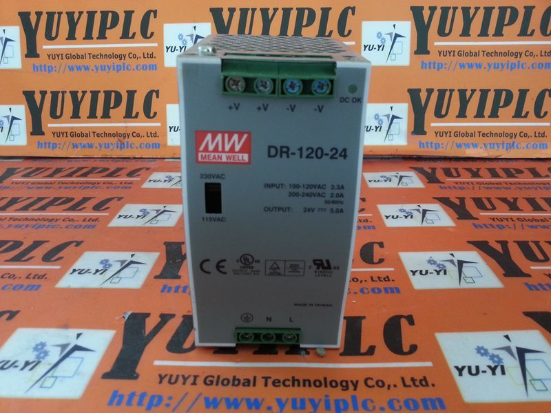 MEAN WELL DR-120-24 DIN Rail Power Supply