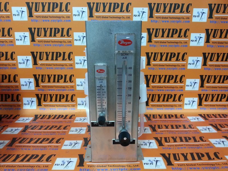 DWYER RMB55SSV / RMA21SSV FLOWMETER W/ CV16666 PLC DCS SERVO