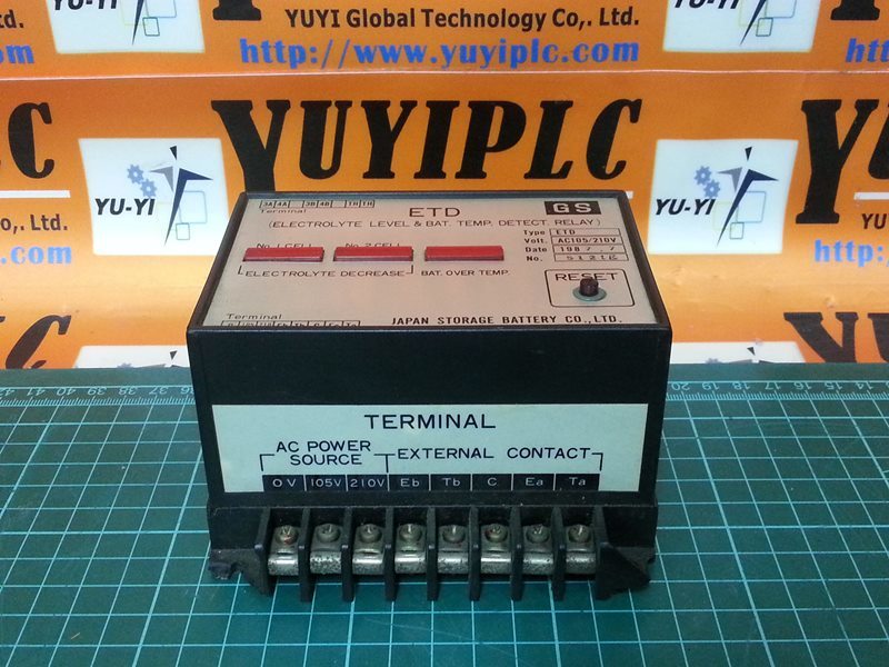 JAPAN STORAGE BATTERY GS ETD ELECTROLYTE LEVEL RELAY