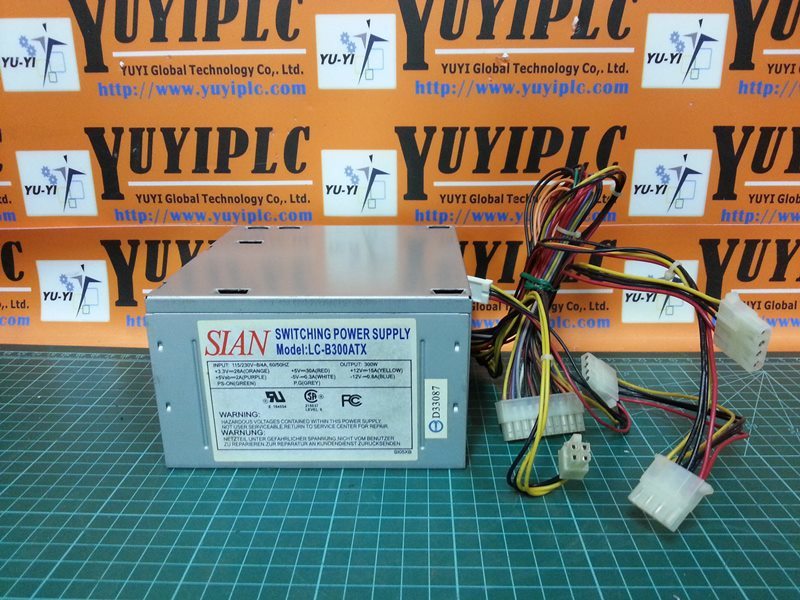 SIAN LC-B300ATX POWER SUPPLY 300W - 裕益科技自動化設備可程式編碼器PLC分散式控制系統DCS