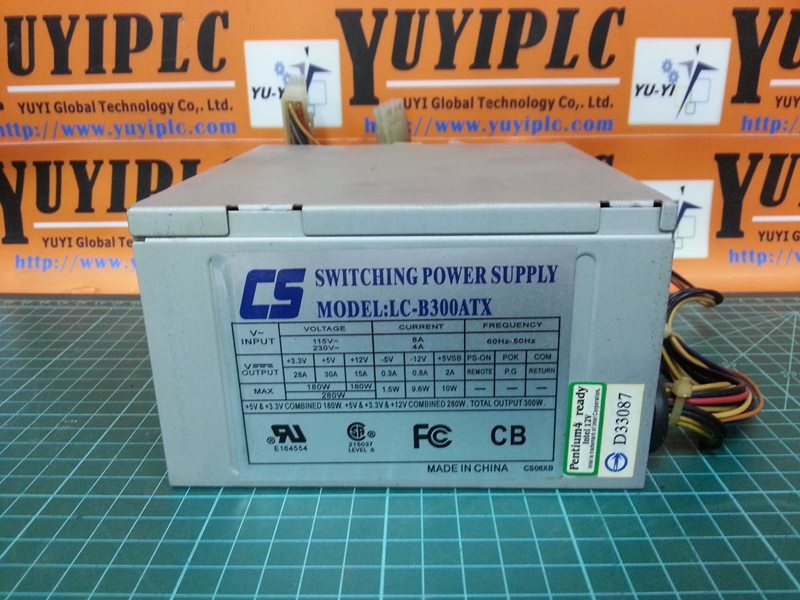 CS LC-B300ATX SWITCHING POWER SUPPLY - 裕益科技自動化設備可程式編碼器PLC分散式控制系統DCS