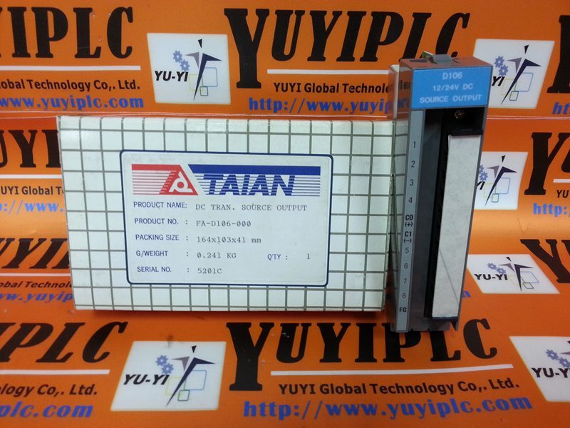 TAIAN D106 FA-D106-000 SOURCE OUTPUT MODDULE New in box - 裕益科技自動化設備可程式 ...