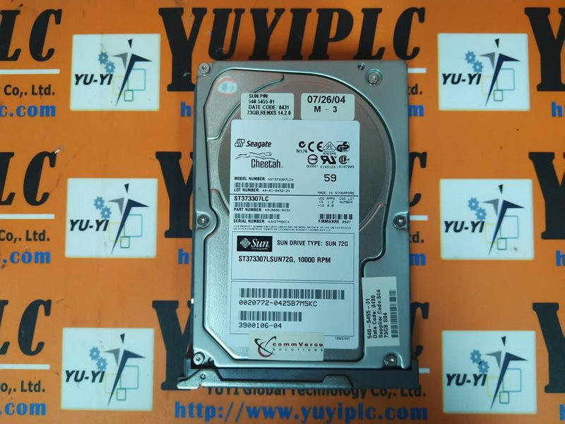 SUN ST373307LSUN72G 3900106-04 10K U320 SCSI HD