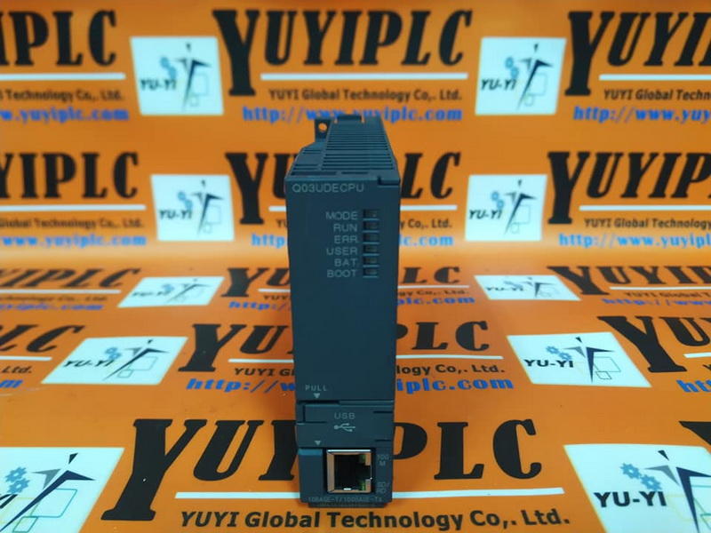 MITSUBISHI Q03UDECPU PLC MELSEC CPU MODULE - 裕益科技自動化設備可