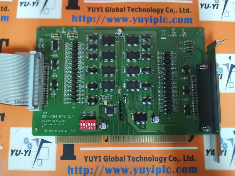 ICP DAS ISO-C64 ISA ISOLATED 64 OC DO CARD - 裕益科技自動化設備可程式編碼器PLC分散式控制系統DCS