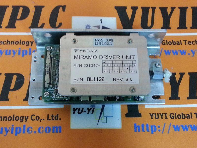 Y-E DATA P/N 231045-01 REV A00 - 裕益科技自動化設備可程式編碼器PLC分散式控制系統DCS