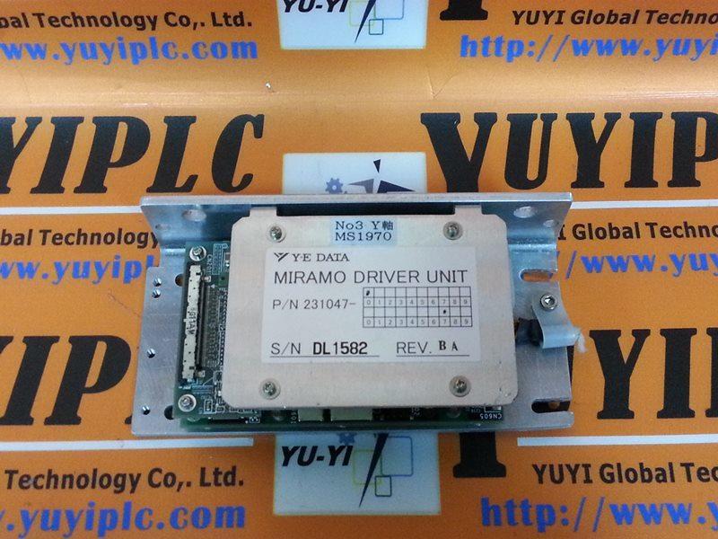 Y-E DATA P/N 231045-01 REV B00 - 裕益科技自動化設備可程式編碼器PLC分散式控制系統DCS