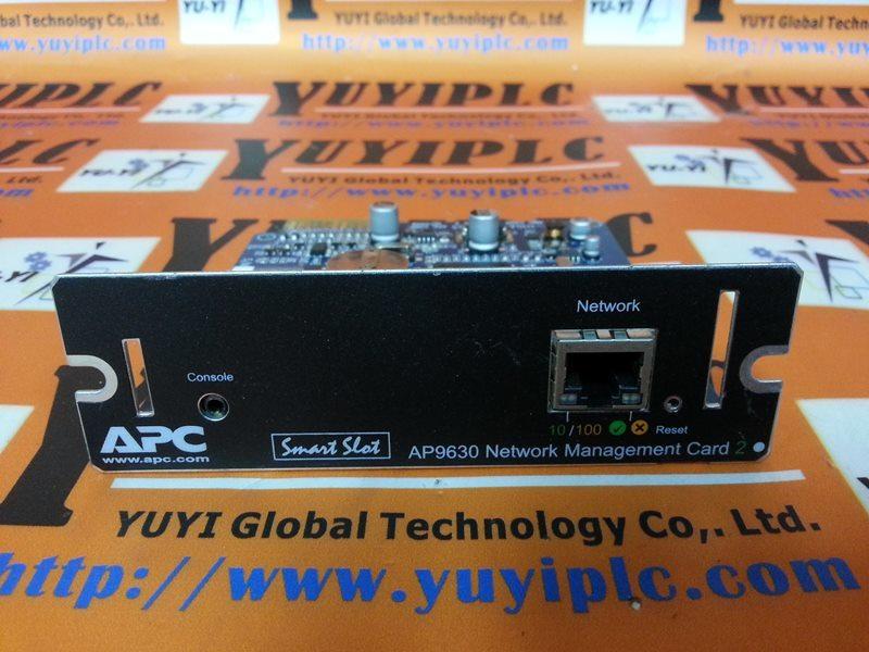 APC AP9630 Network Management Card 2 6401110AZ REV05 裕益科技自動化設備可程式
