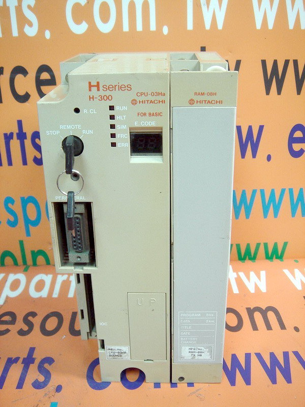 HITACHI H-SERIES CPU MODULE CPU-03HA1QVDHCD - PLC DCS SERVO