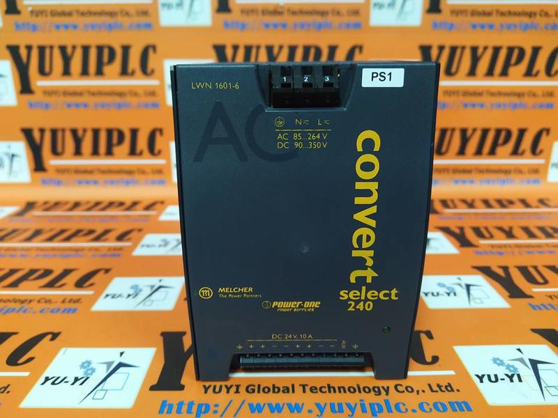 POWER-ONE CONVERT SELECT 240 LWN 1601-6 AC-DC CONVERTER