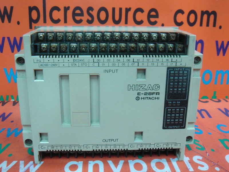 HITACHI PROGRAMMABLE CONTROLLER E-28FR - 裕益科技自動化設備可程式編碼器PLC分散式控制系統DCS
