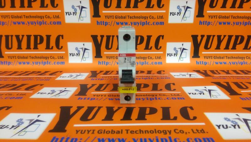 ABB S201-C4 Circuit Breaker 1-Pole