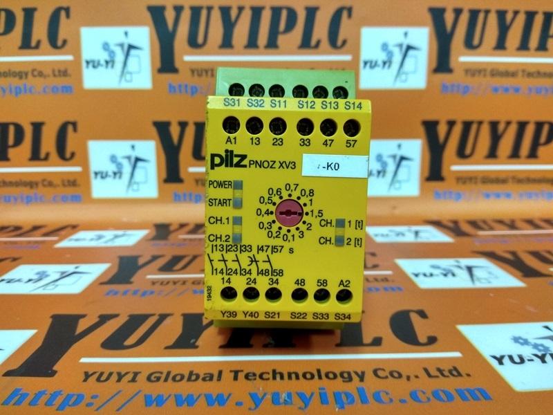 PILZ PNOZ XV3 3/24VDC 3n/o 2n/o t SAFETY RELAY