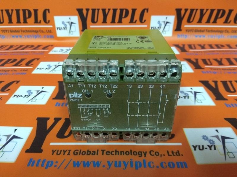 PILZ PNOZ 1 24VAC 3S10 SAFETY RELAY