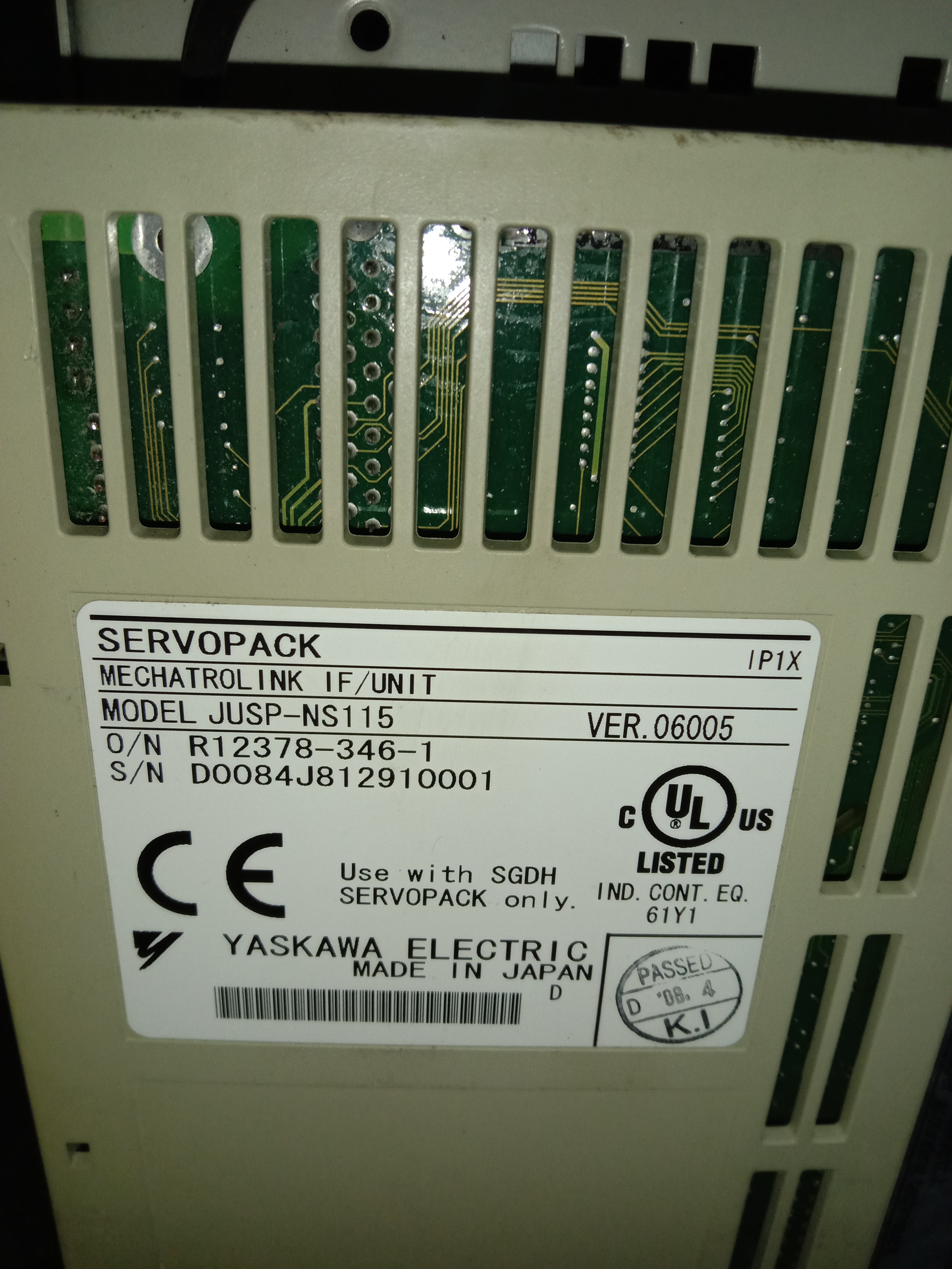 YASKAWA JUSP-NS115 SERVOPACK