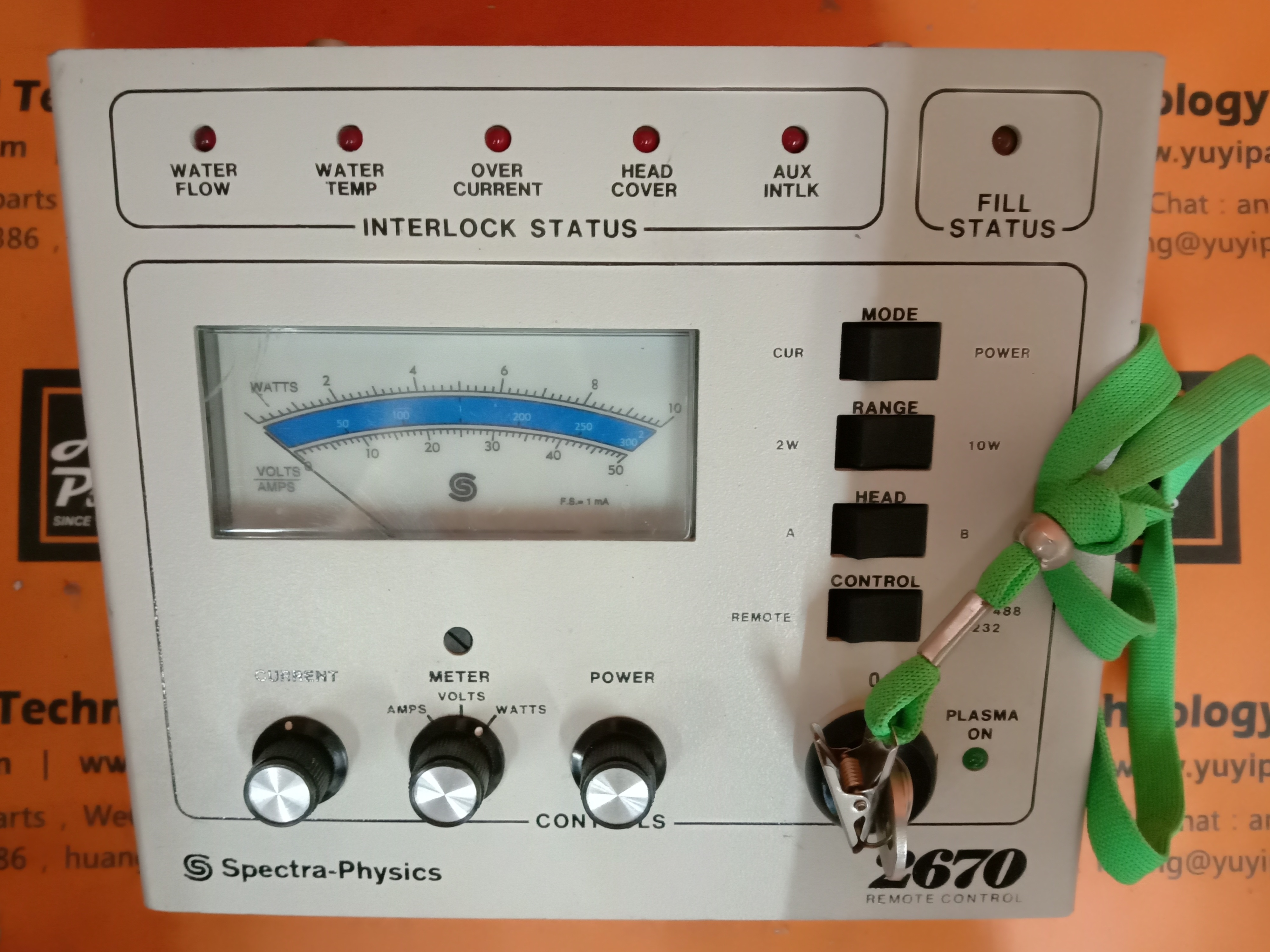 SPECTRA-PHYSICS 2670 REMOTE CONTROL W/ KEY