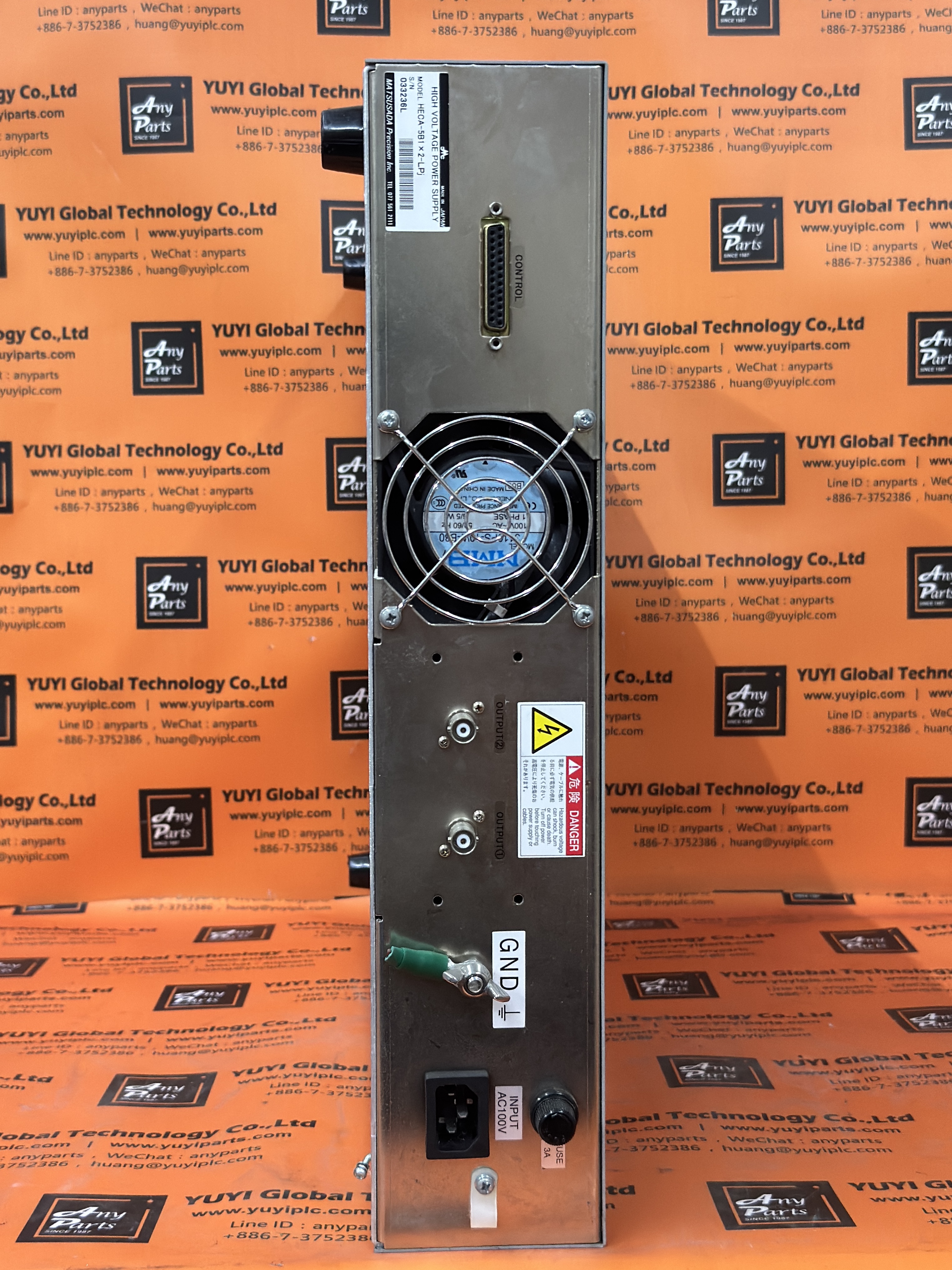 MATSUSADA HECA-5B1x2-LPj HIGH VOLTAGE POWER SUPPLY