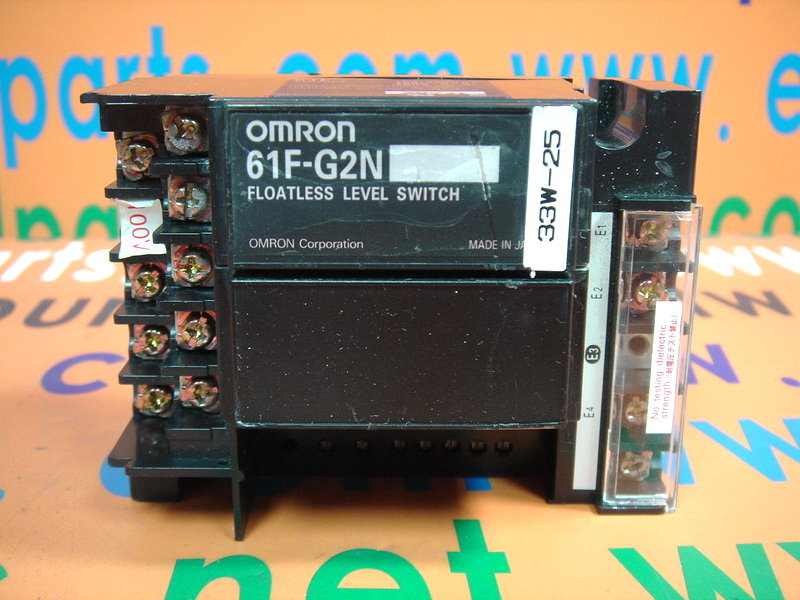 OMRON 61F-G2N FLOATLESS LEVEL SWITCH - PLC DCS SERVO Control MOTOR