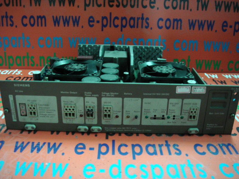 SIEMENS 6ES-5955-3LF12 POWER SUPPLY - PLC DCS SERVO Control MOTOR.