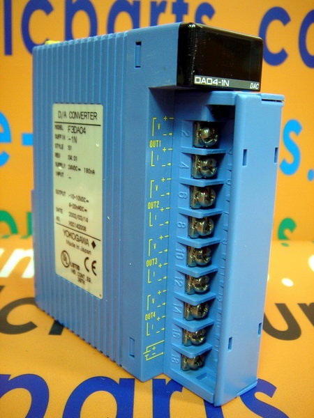YOKOGAWA PLC F3DA04-1N D/A CONVERTER - PLC DCS SERVO Control