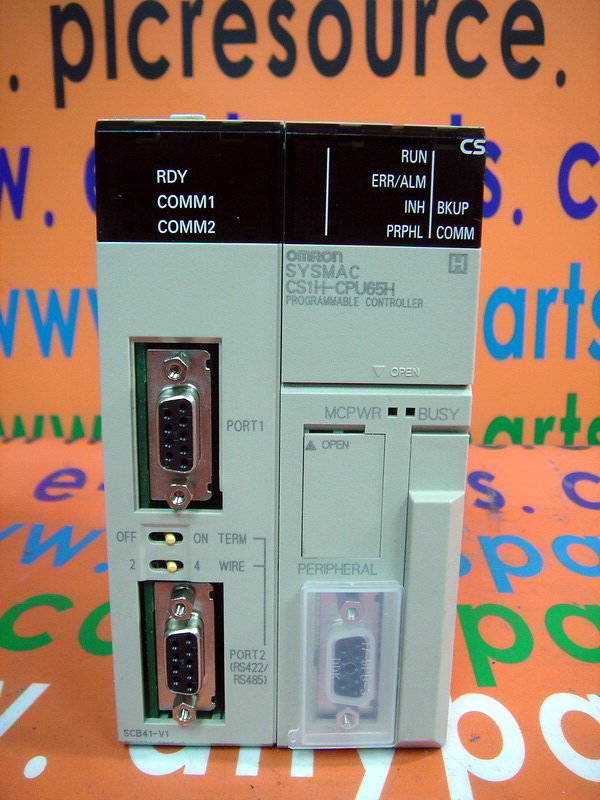 OMRON CPU UNIT CS1H-CPU65H WITH CS1W-SCB41-V1 - PLC DCS SERVO