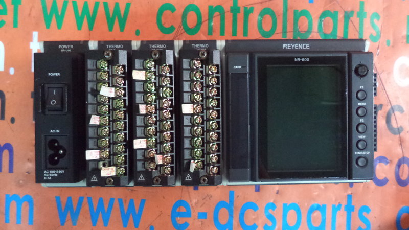 KEYENCE NR-600 - PLC DCS SERVO Control MOTOR POWER SUPPLY IPC ROBOT