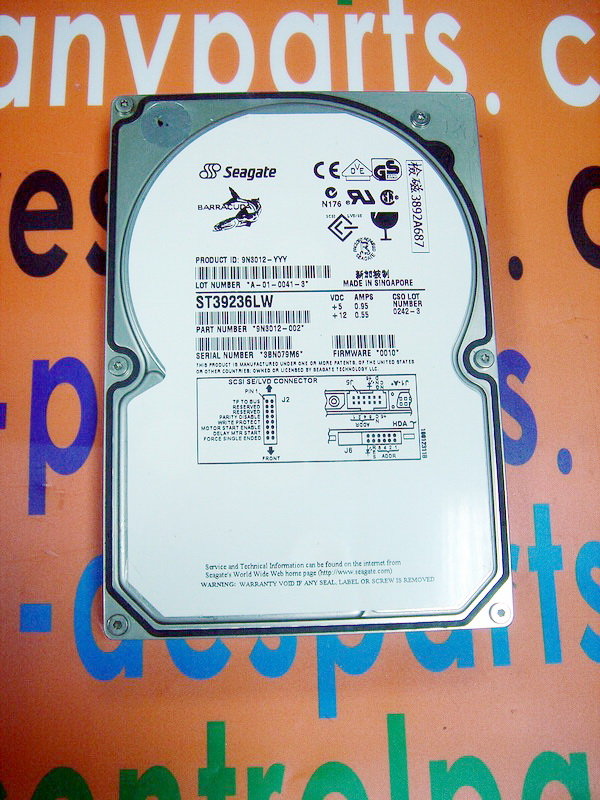 Seagate Hard Disk ST39236LW / 9N3012-002 9.2GB 68PIN