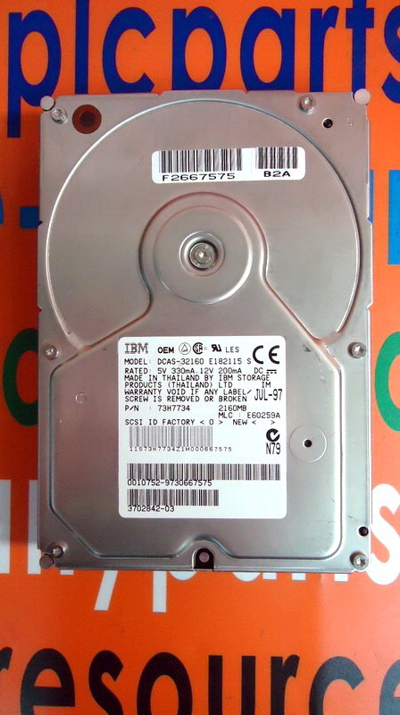 IBM DCAS-32160 / 73H7733 - PLC DCS SERVO Control MOTOR POWER
