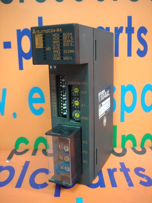 三菱電機 A1SJ71UC24-R4 Mitsubishi A1SJ71UC24-R4 RS-422/RS-485 UNIT - PLC DCS SERVO