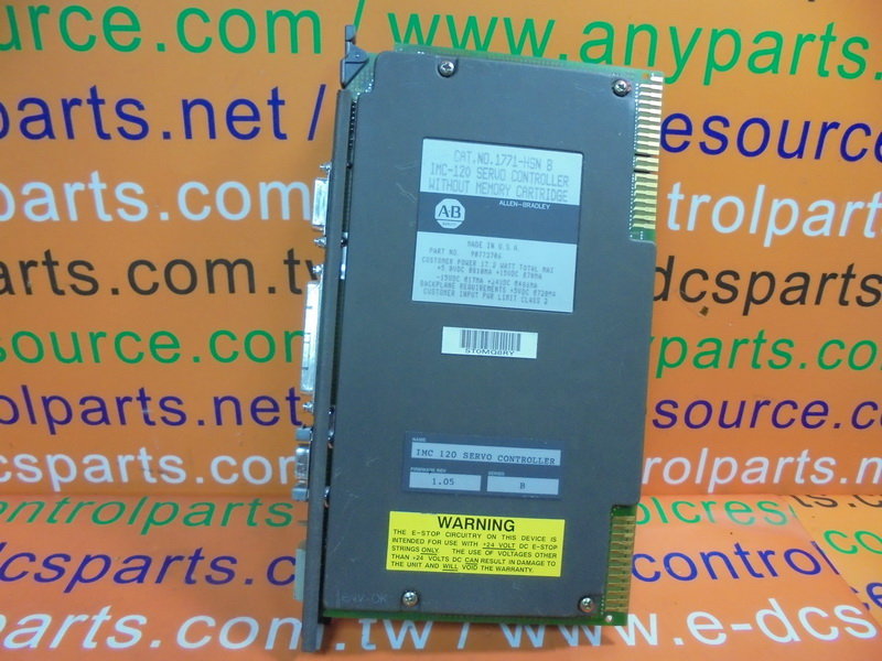 ALLENBRADLEY 1771HSN B IMC120 SERVO CONTROLLER PLC DCS SERVO