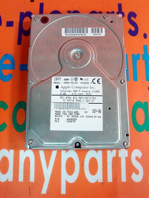 IBM / APPLE Hard Drive DORS-32160 / 46H6083 2GB / 50PIN - PLC DCS