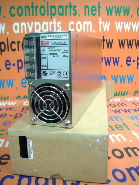 MEAN WELL POWER SUPPLY SP-750-5 S/N RA78218354